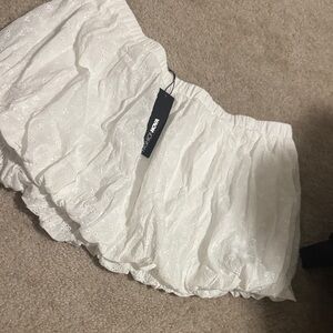 White Mini Skirt
